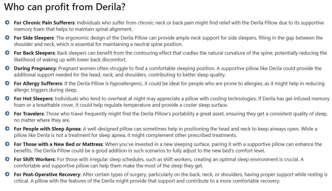 Derila Pillows